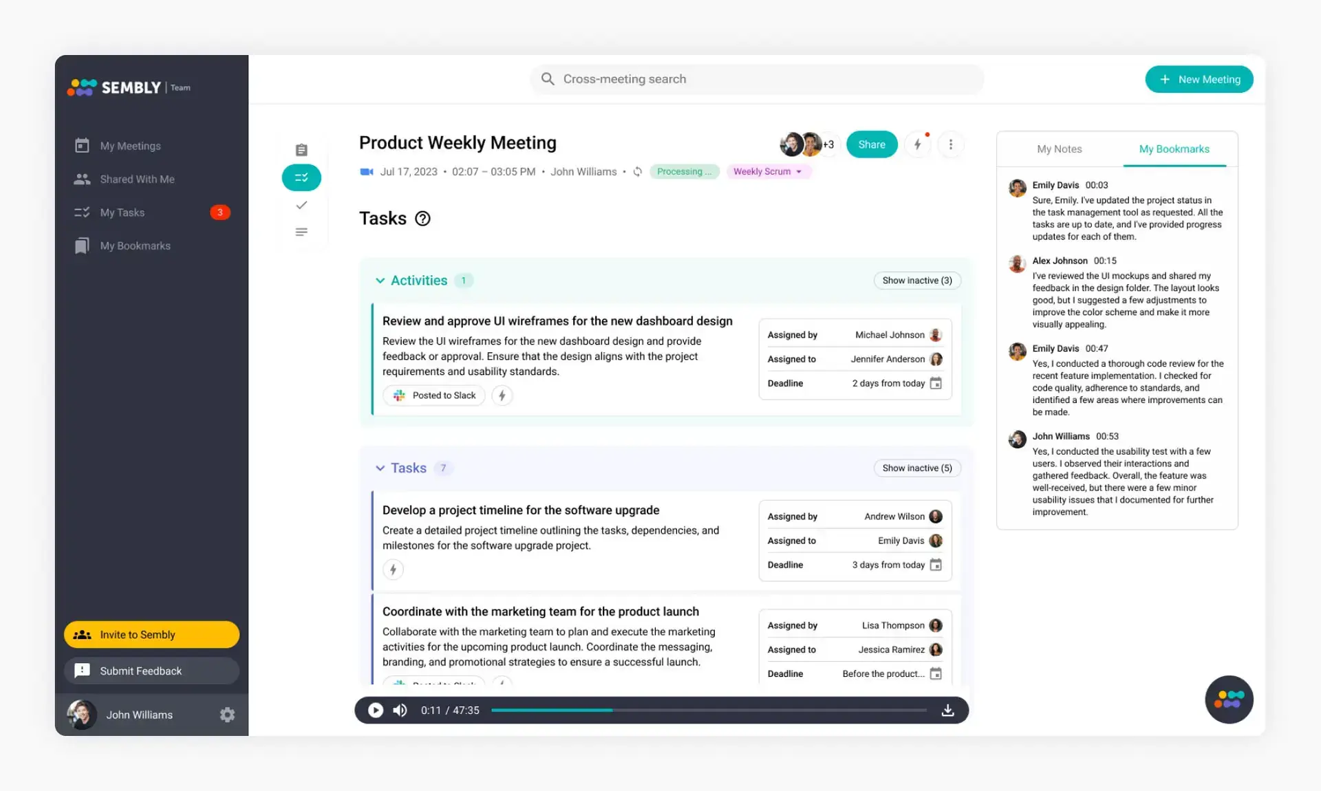 Sembly ai vs fathom ai